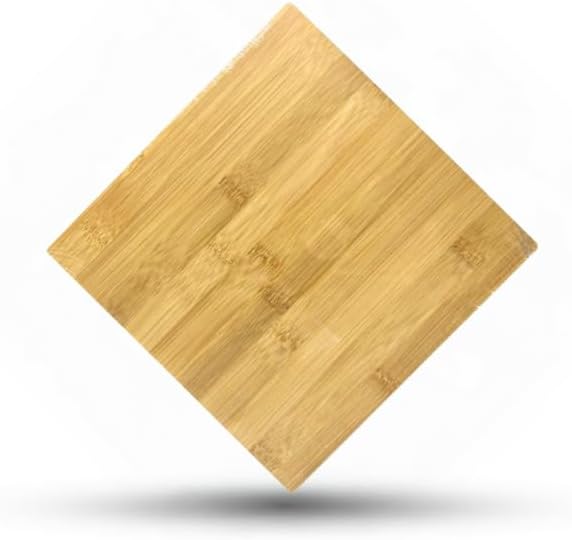 Square Bamboo Coaster4×0.2"