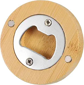 bamboo magnetic beer opener - pack of 50