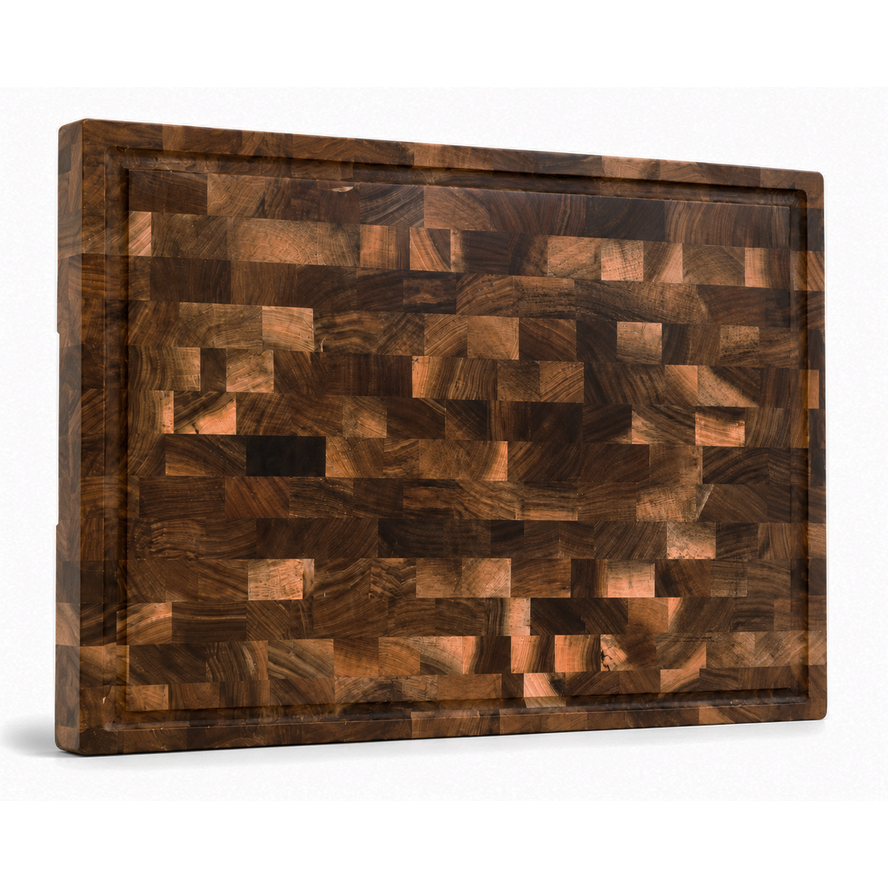 Black Walnut Wood End Grain Thick Chopping Block - Case of 6