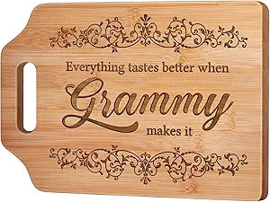 Bamboo Cutting Board 12x8.7x0.4"