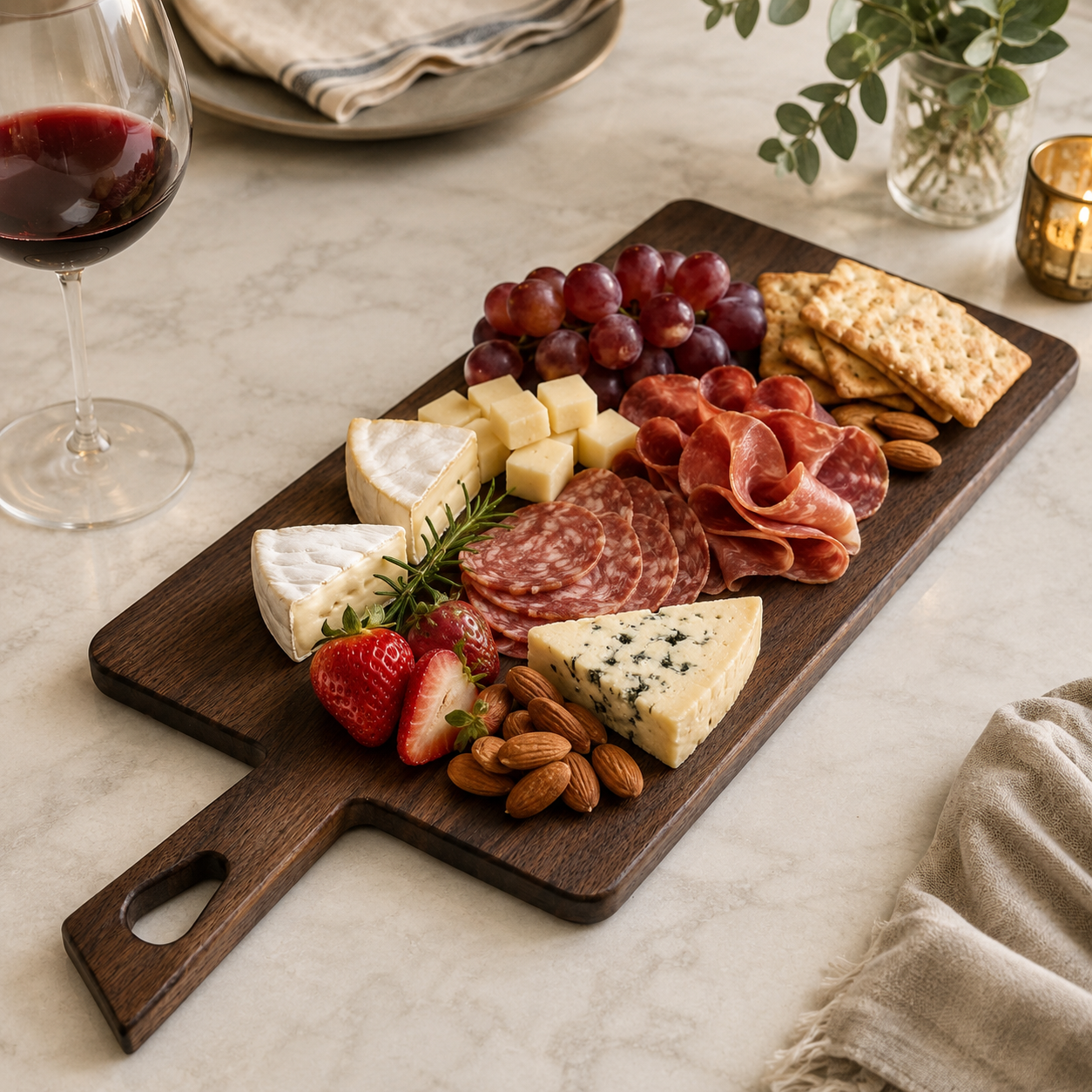 Large Black Walnut Wood Paddle Charcuterie Board - Case of 12