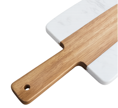 Acaia Wood and Marble Charcuterie Board - Case of 10