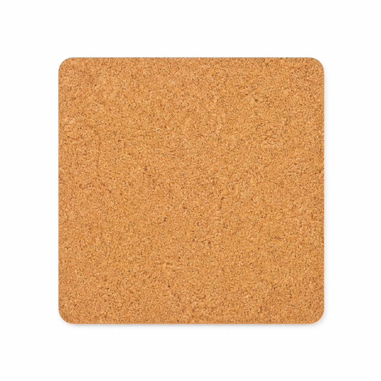 10mm Square Cork Coaster - Case of 50