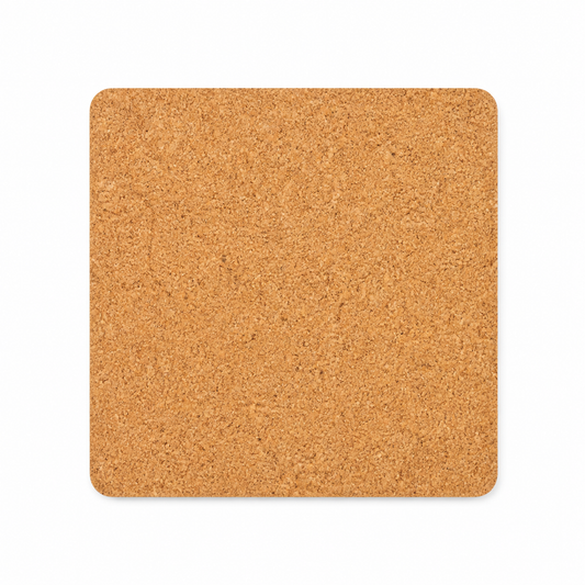 10mm Square Cork Coaster - Case of 50