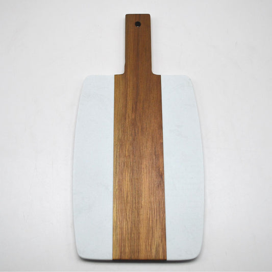 Marble Acacia Wood Splicing Cutting board14.96×7.09×0.51''
