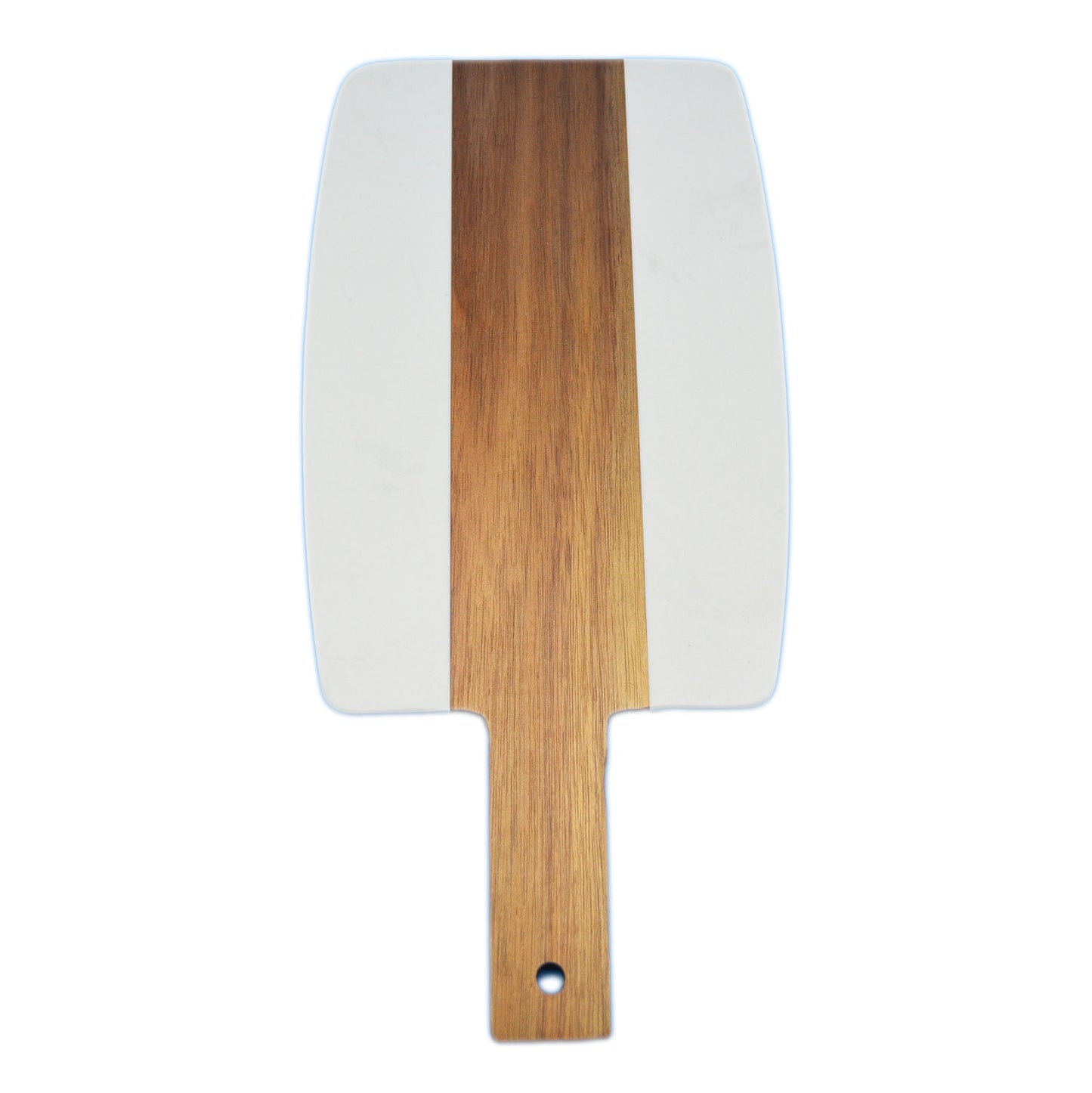 acacia wood and marble cheese board set