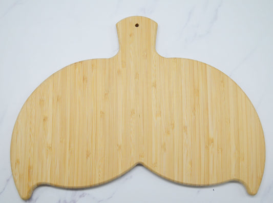 Whale Bamboo Cutting Board10.6×14.5×0.6''