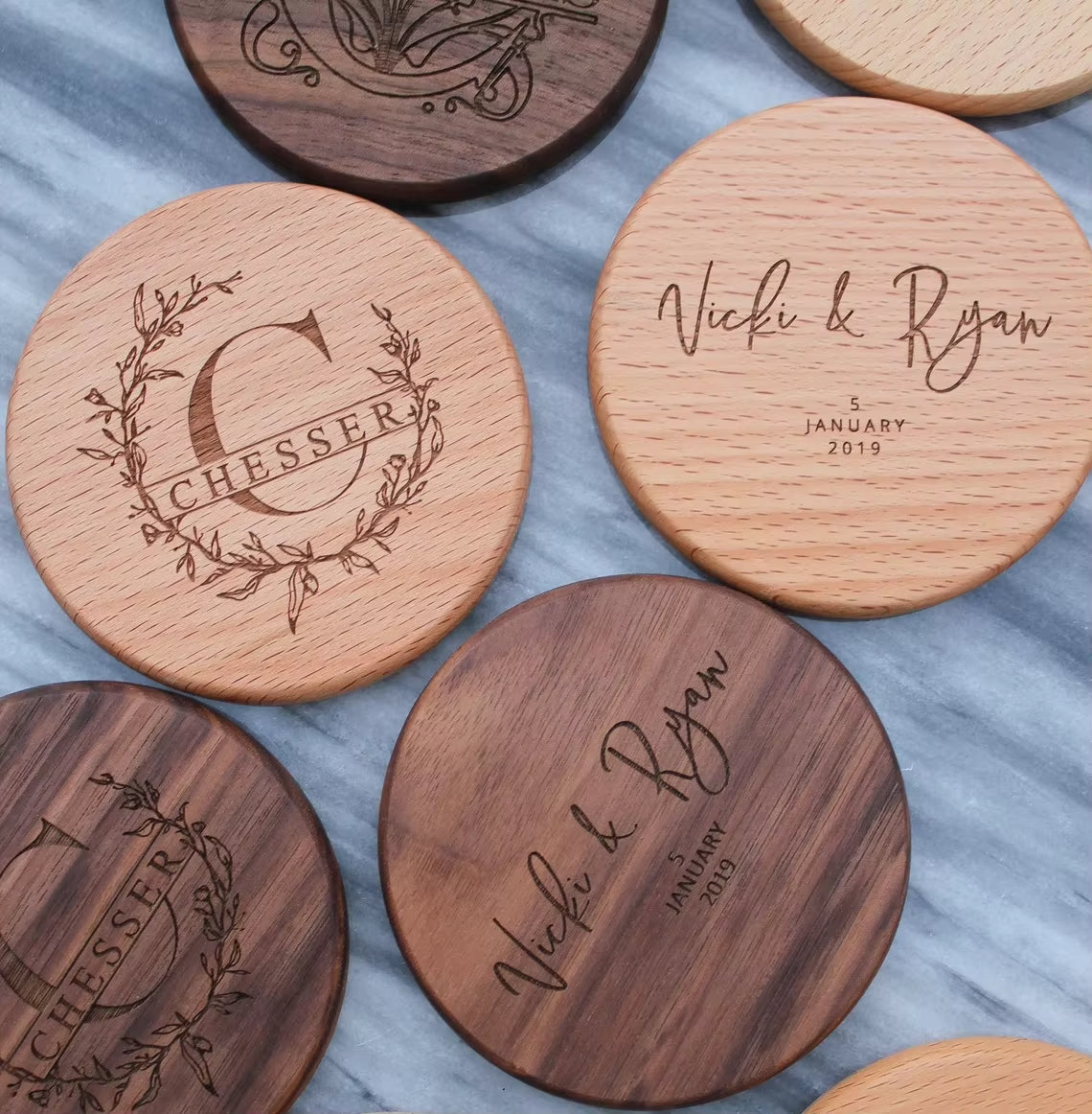 8.8 X 1 CM-Coaster Set - 50pcs