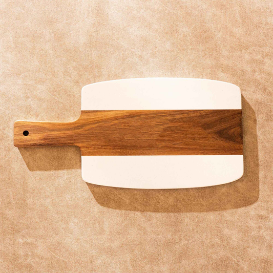 Marble and Acacia Wood Cutting board - Pack of 10