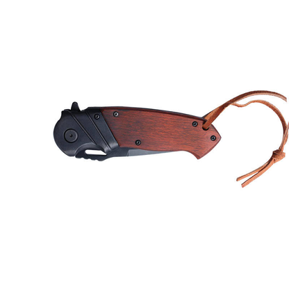 Wooden Handle Pocket Knife - Case of 12