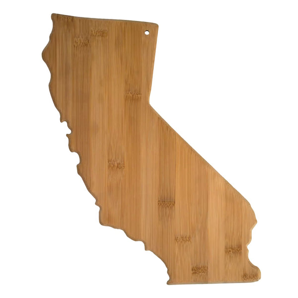 Map Shape Bamboo Charcuterie Board