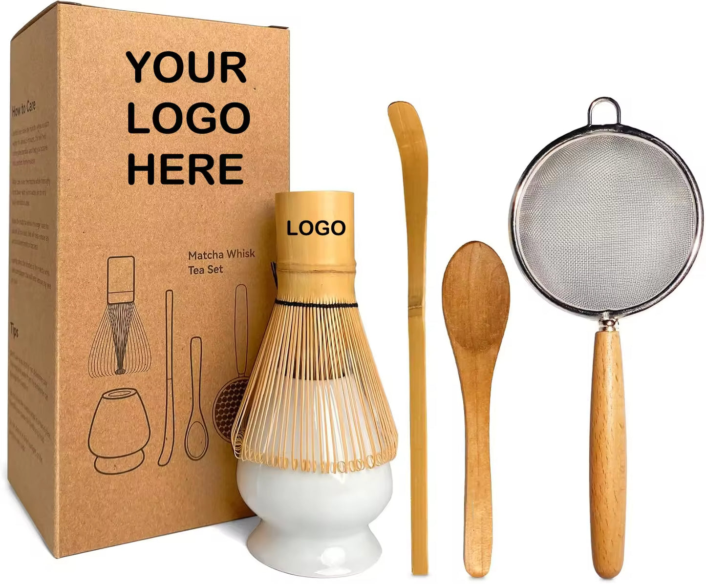 Bamboo Matcha Whisk Set