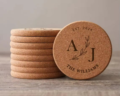 10CM Cork Coaster- 50pcs