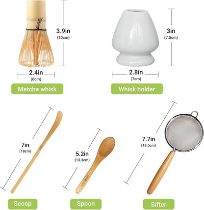 Bamboo Matcha Whisk Set