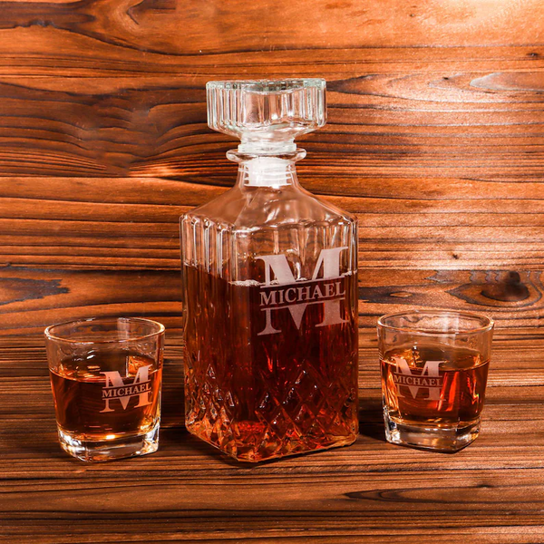 Two Whisky Cup and One Decanter - 6Set