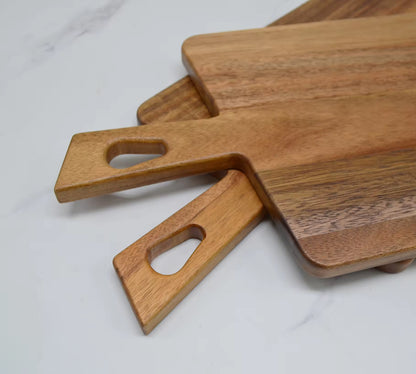 Wooden Serving Board with Long Paddle