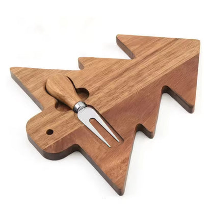 Pine Shape Acacia Serving Board