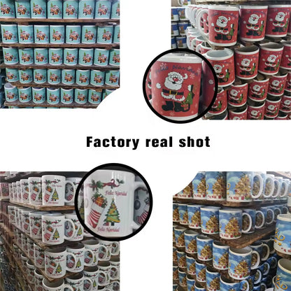 White Custom  Blank Ceramic Cup