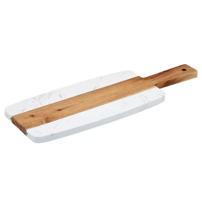 Marble Acacia Wood Serving Board