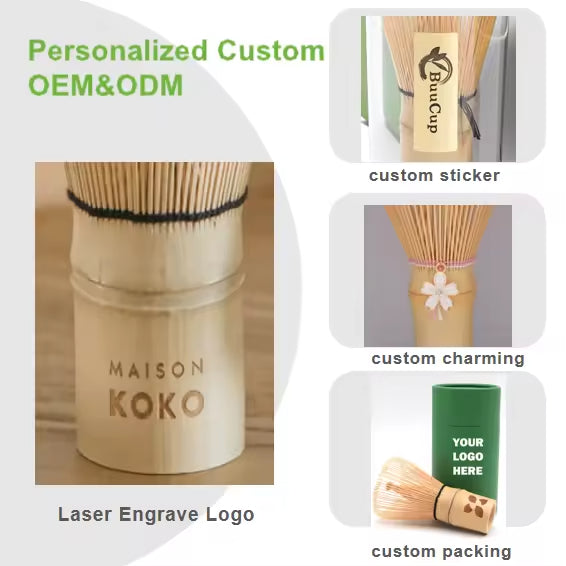 Bamboo Matcha Whisk Set