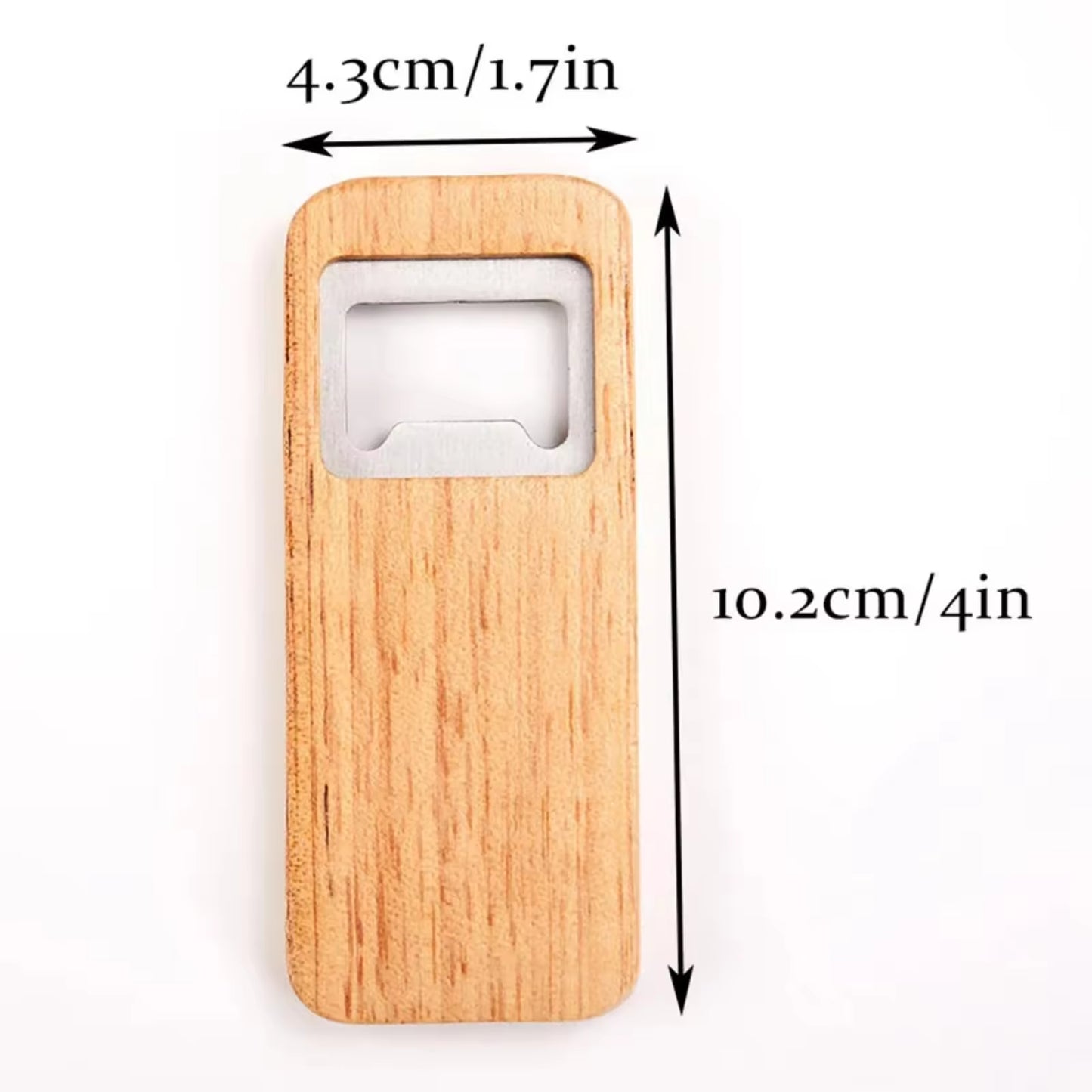 Wooden Grain Bottle Opener