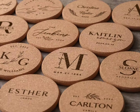 10CM Cork Coaster- 50pcs