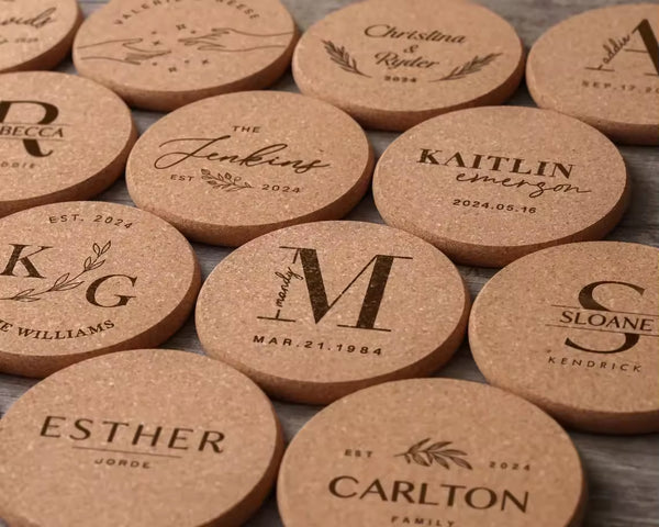 10CM Cork Coaster- 50pcs