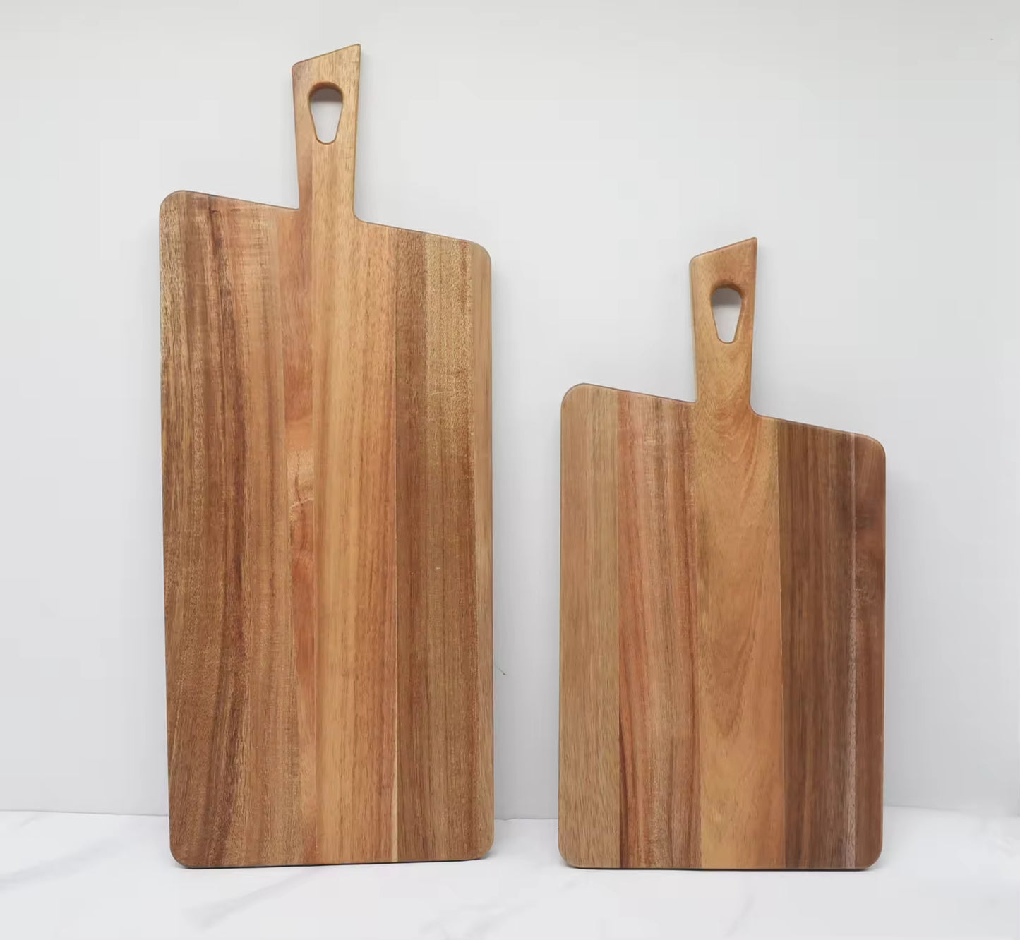 Wooden Serving Board with Long Paddle