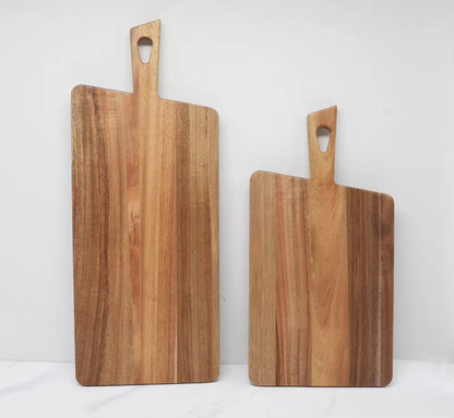 Wooden Serving Board with Long Paddle