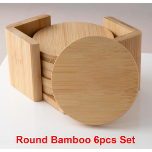 Bamboo Coaster Set - 8pack