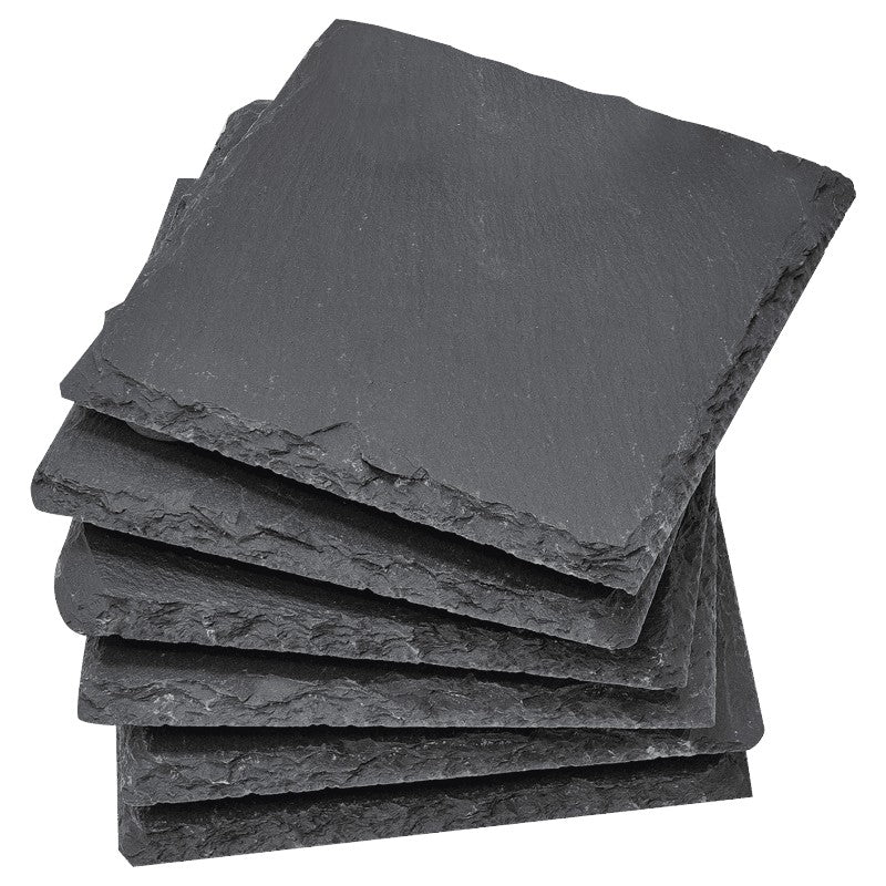 Square Slate Coaster  4x0.4"