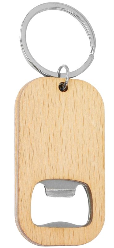 Wood Beer Opener Keychain - Pack of 50